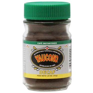 YAUCONO CAFE INSTANTANEO DECAF 1.8 OZ 1.8 OZ