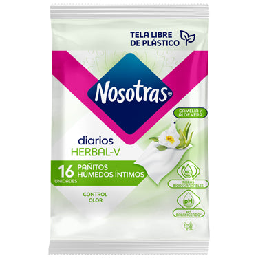 NOSOTRAS PANITOS HUMEDOS TRAVEL 16 CT