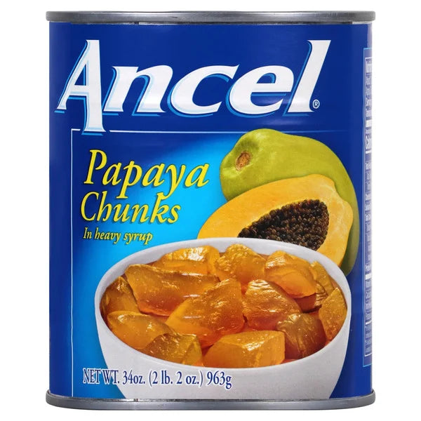 Ancel Papaya Chunks - Fruta Bomba 17oz