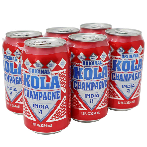 India Kola Champagne - Kola Original de Puerto Rico - 12 fl oz 6 Pack