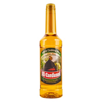 El Cardenal White Cooking Wine - Vino Blanco de Cocinar 25