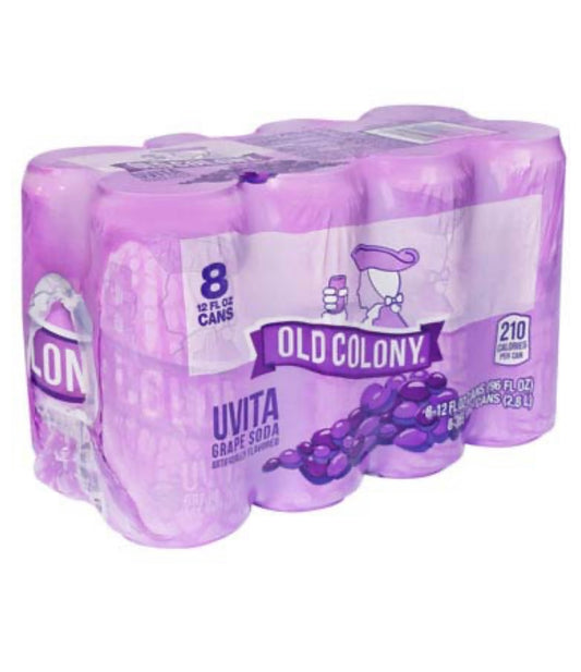 Old Colony Grape (uva) (8 cans)