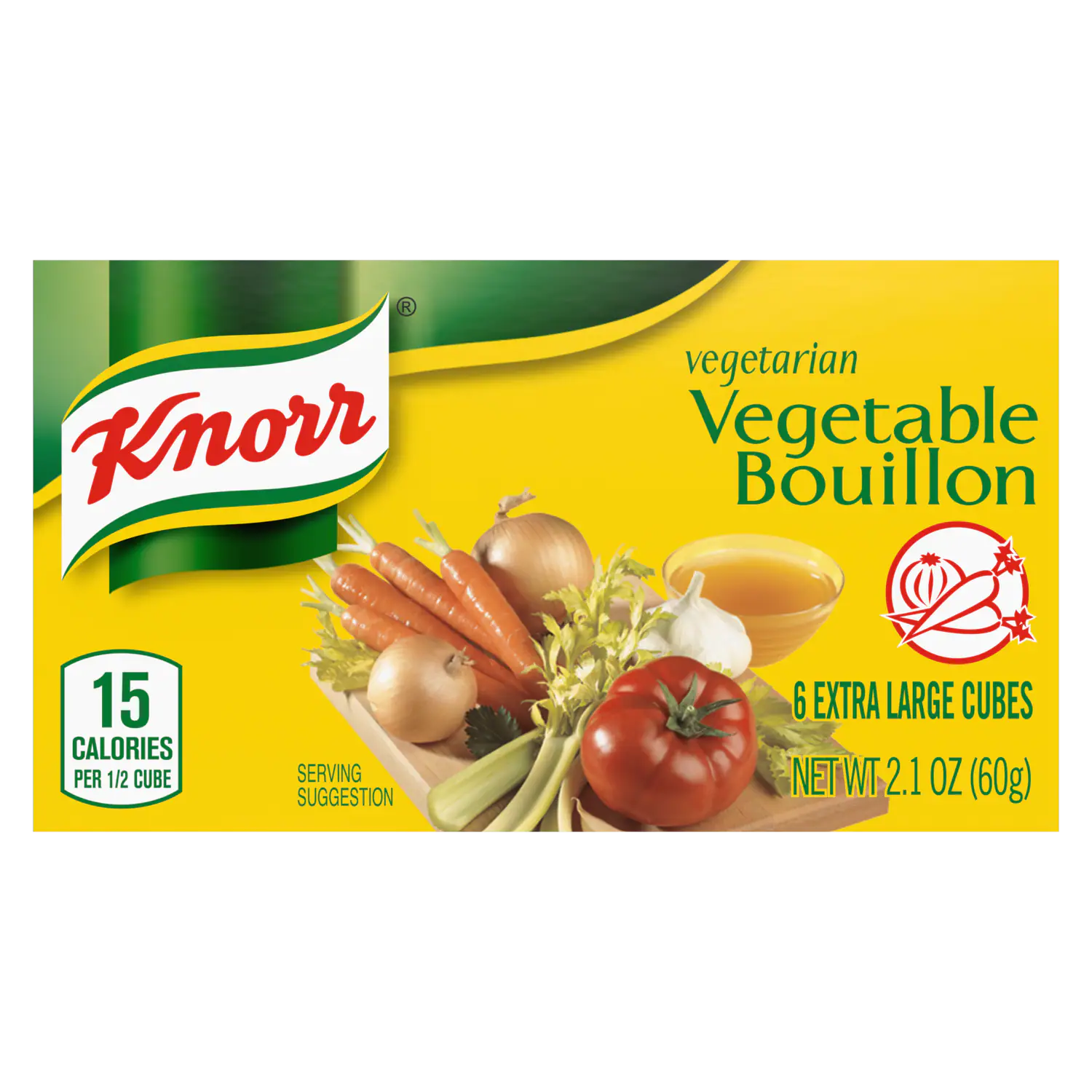Knorr Vegetable Bouillon (6 CT) (from 6 to 96) El Colmadito Criollo