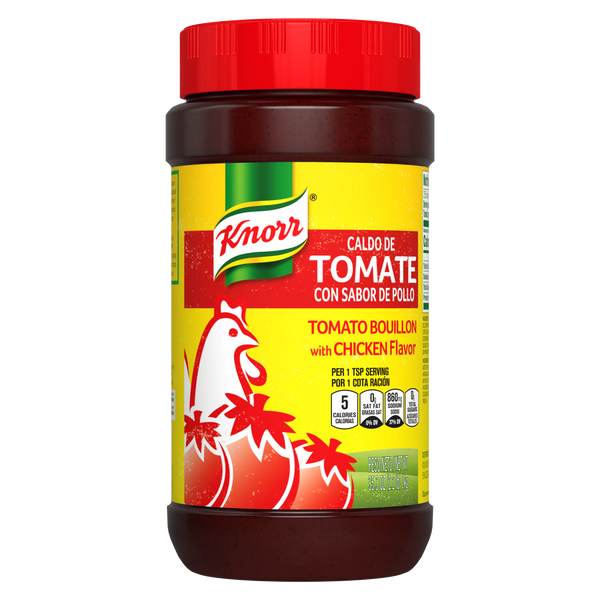 KNORR CALDO SABOR DE POLLO Y TOMATE EN POLVO 7.9 ONZ