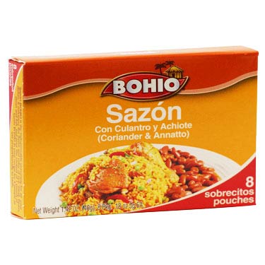 BOHIO SAZON CULANTRO Y ACHIOTE 8 EA