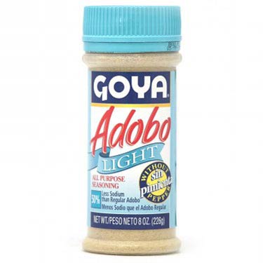 GOYA ADOBO LIGHT SIN PIMIENTA 8 OZ