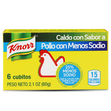 KNORR CUBITO DE POLLO MENOS SAL (from 6 to 96)