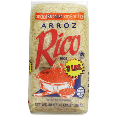 ARROZ RICO LARGO PARBOILED 3 LB