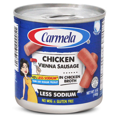 CARMELA SALCHICHA POLLO LITE LESS SODIUM  5 OZ