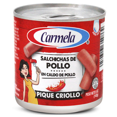 Salchichas Carmela Hot Chicken Sausage