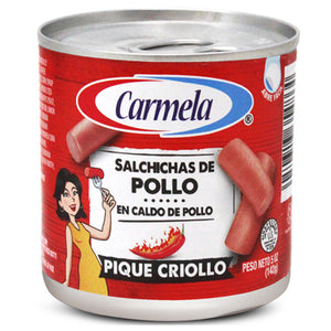 Salchichas Carmela Hot Chicken Sausage