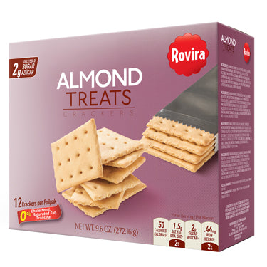 ROVIRA ALMOND TREATS CRACKERS 9.6 OZ