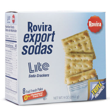 ROVIRA EXPORT SODAS LITE 9 OZ