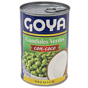 GOYA GANDULES VERDES CON COCO 15.5 OZ