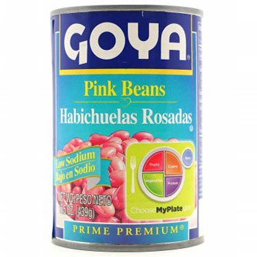 GOYA HABICHUELAS ROSADAS BAJA SODIO 15.5 OZ