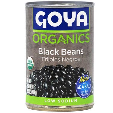 GOYA HABICHUELAS NEGRAS ORGANICAS 15.5 OZ