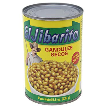 EL JIBARITO GANDULES SECOS 15.5 OZ