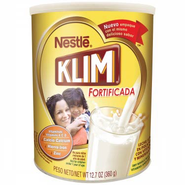 KLIM INSTANT MILK POWDER FORTIFICADA 28 onz