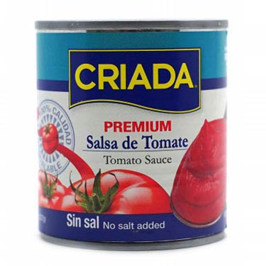 CRIADA SALSA TOMATE SIN SAL 8 OZ