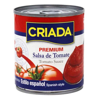 CRIADA SALSA DE TOMATE 8 OZ