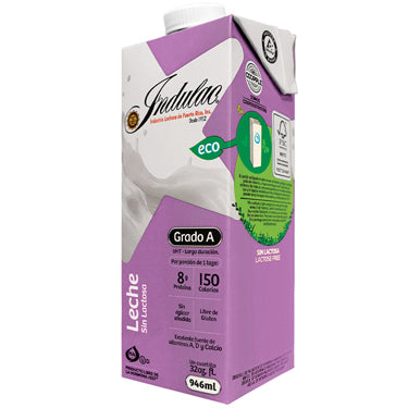 INDULAC LECHE S/LACTOSA ENTERA 32 OZ