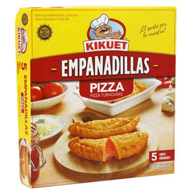 2cajas de KIKUET EMPANADILLA PIZZA 5 Con Envio de UPS Next DAY Incluido