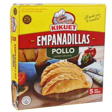 Next Day delivery con 4 cajas de KIKUET EMPANADILLAS POLLO 5 CT