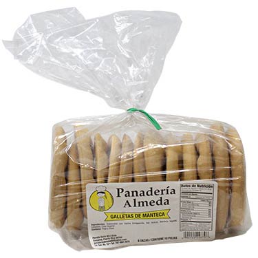 GALLETAS DE MANTECA 8 OZ