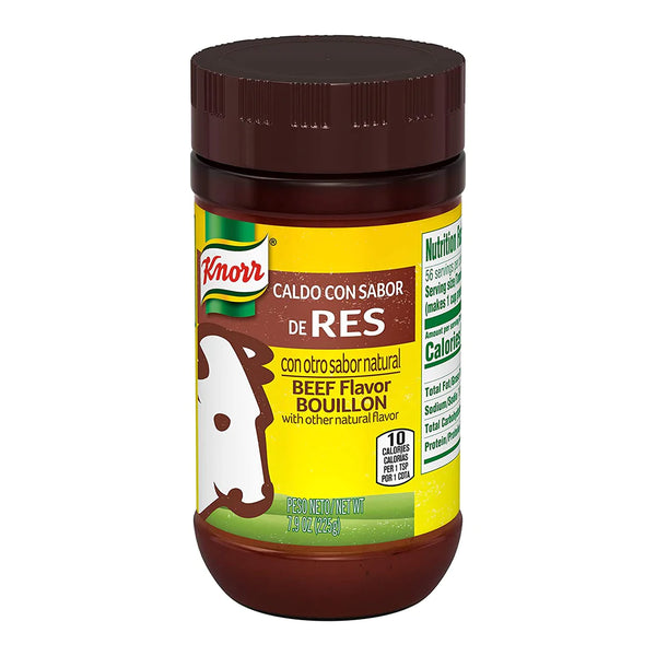 KNORR CALDO SABOR DE RES EN POLVO 7.9 ONZ