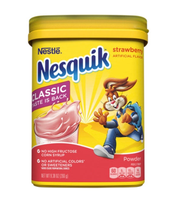 NesQuik Fresa en polvo 9.38 onz