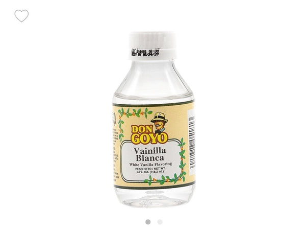 Extracto de Vainilla Blanca  4 OZ