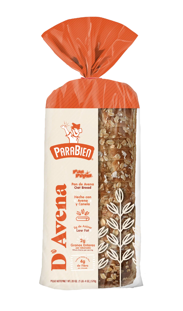 Pan Pepin de avena Parabién 16 OZ