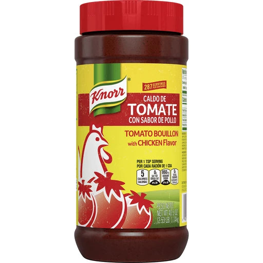 KNORR CALDO SABOR DE POLLO Y TOMATE EN POLVO 2 LB