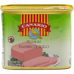 CANARIO CHICKEN LUNCHEON JAMONILLA MEAT 12 OZ